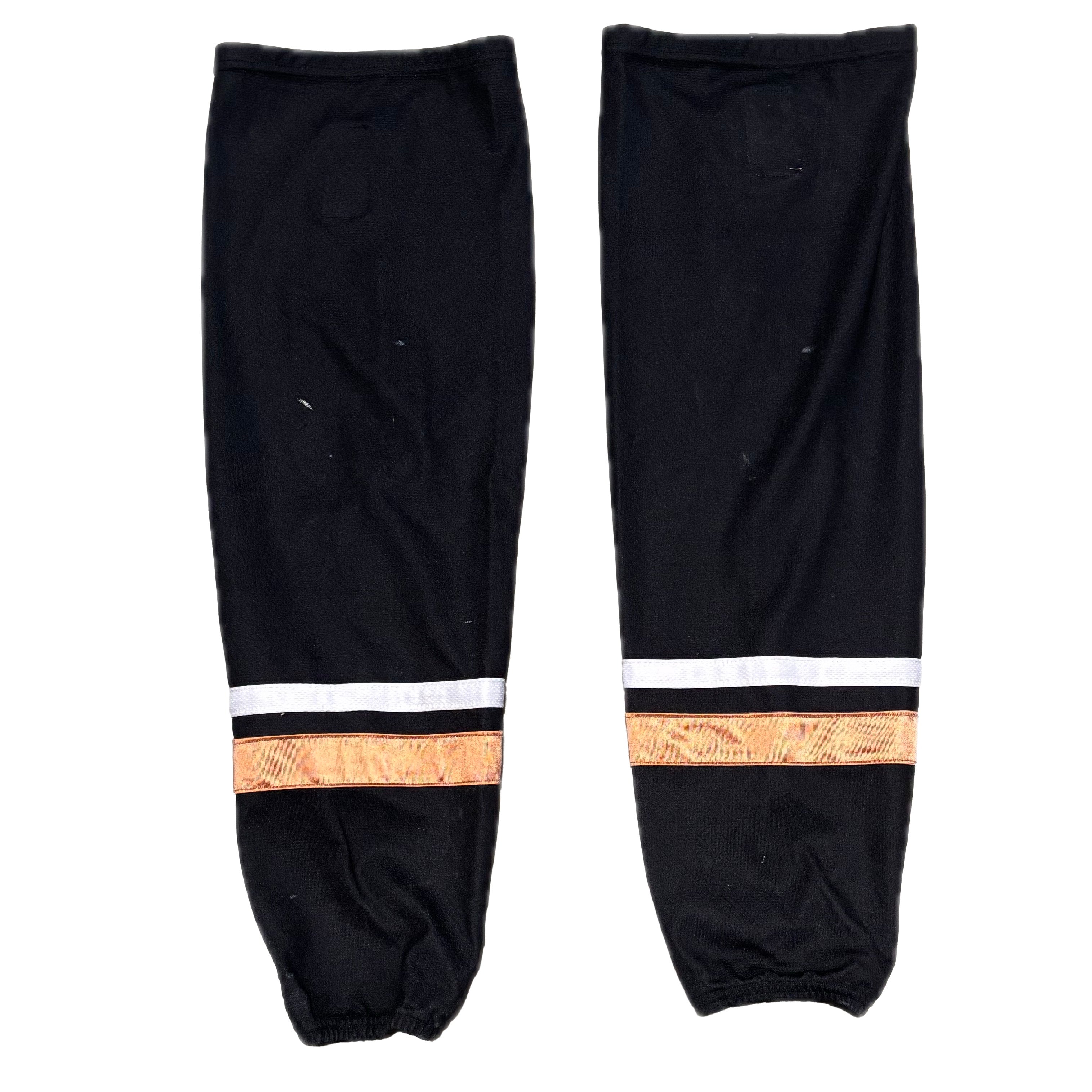 WHL - Used Hockey Socks (Black/Bronze)